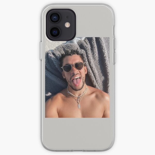 bad bunny tongue out selfie  iPhone Soft Case RB3107 product Offical Bad Bunny Merch