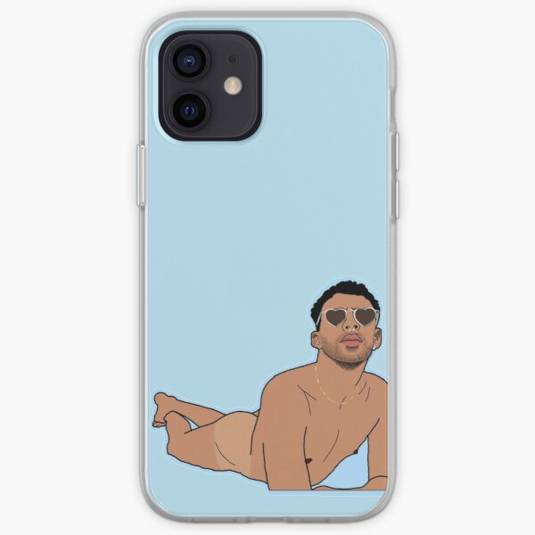 Bad Bunny (baby blue) iPhone Soft Case RB3107 product Offical Bad Bunny Merch