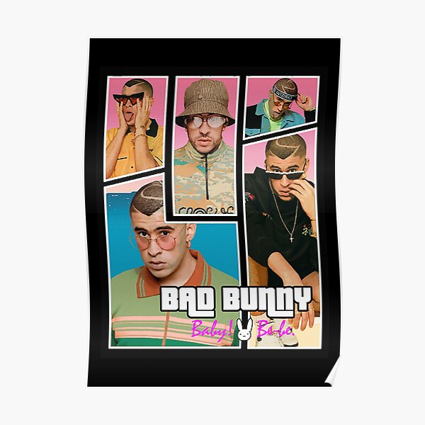 Bad Bunny Poster RB3107 product Offical Bad Bunny Merch