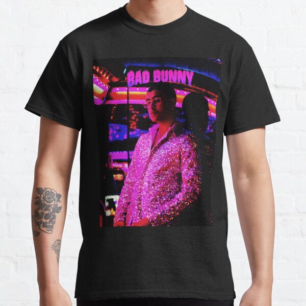 style bad bunny tour 2019 bedakan Classic T-Shirt RB3107 product Offical Bad Bunny Merch