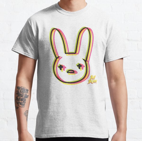 bad bunny neon  Classic T-Shirt RB3107 product Offical Bad Bunny Merch