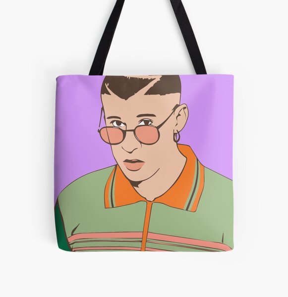 Bad Bunny All Over Print Tote Bag RB3107 product Offical Bad Bunny Merch