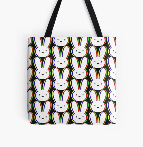 Bad Bunny Pattern All Over Print Tote Bag RB3107 product Offical Bad Bunny Merch
