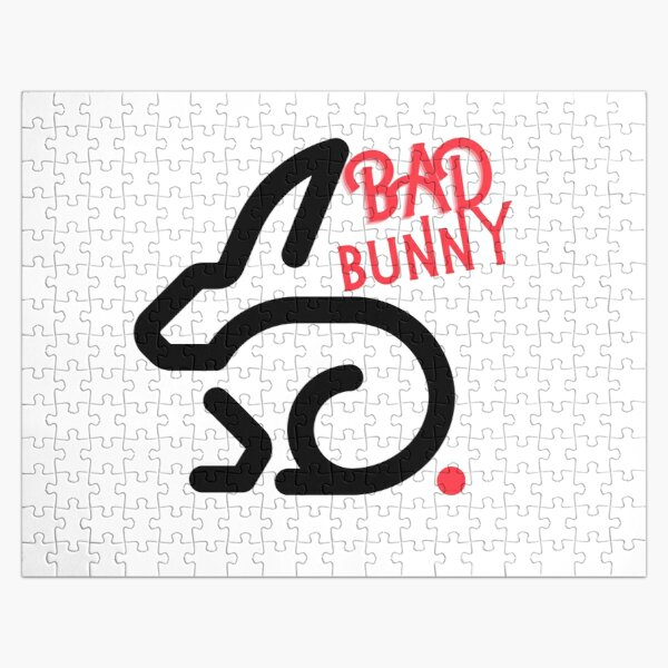 bad bunny 2021 new disegn tee Jigsaw Puzzle RB3107 product Offical Bad Bunny Merch