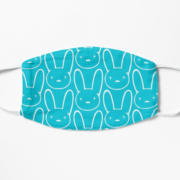 Bad Bunny Face Mask Flat Mask RB3107 product Offical Bad Bunny Merch