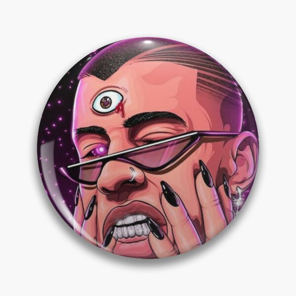Bad Bunny  Pin RB3107 product Offical Bad Bunny Merch