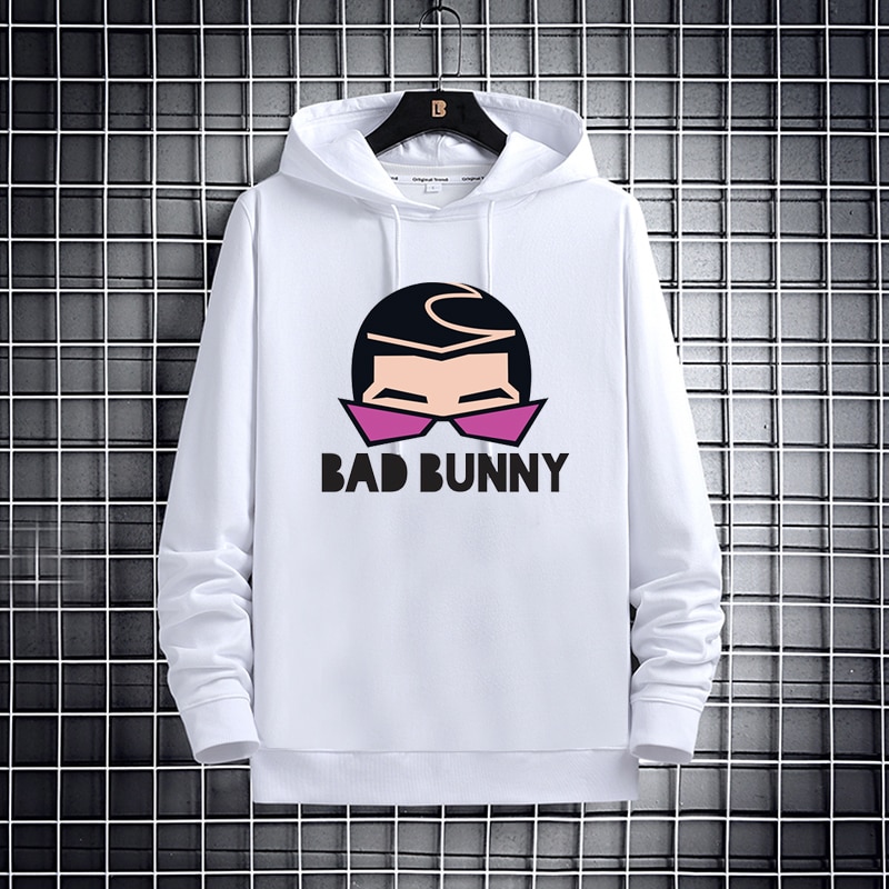 Bad Bunny Hoodies – Bad Bunny Face Printed Hoodie