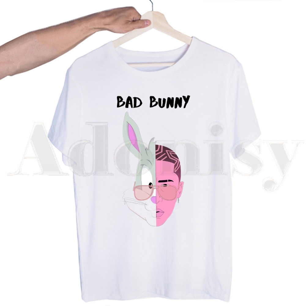 bad bunny rabit logo t shirt bbm0108 8413 - Bad Bunny Store