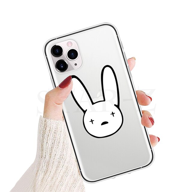 Popular Rapper Singer Bad Bunny Transparent Phone Case for Apple IPhone 11 12 13 X XR 2.jpg 640x640 2 - Bad Bunny Store