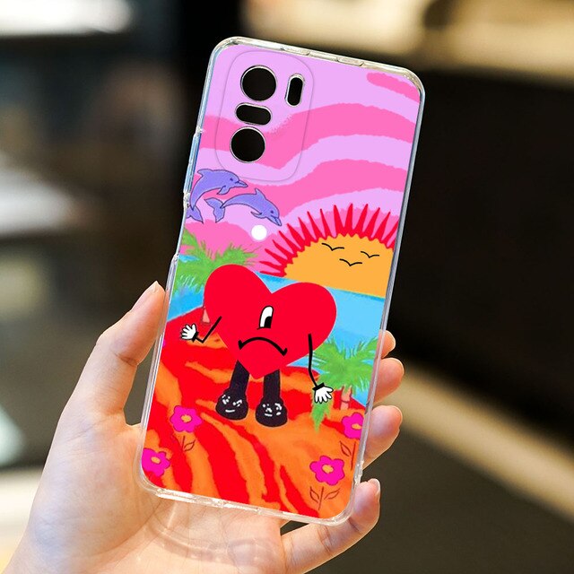 Bad Bunny Maluma Transparent Phone Case for XIAOMI 12 POCO F3 F4 GT M3 M4 Pro 4.jpg 640x640 4 - Bad Bunny Store