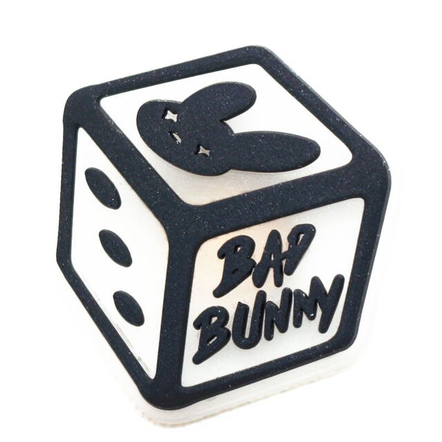 Novelty Luminous Shoe Charms Accessories Bad Bunny Stars Dice Planet Shoe Buckle Decoration for Croc Jibz 6.jpg 640x640 6 - Bad Bunny Store