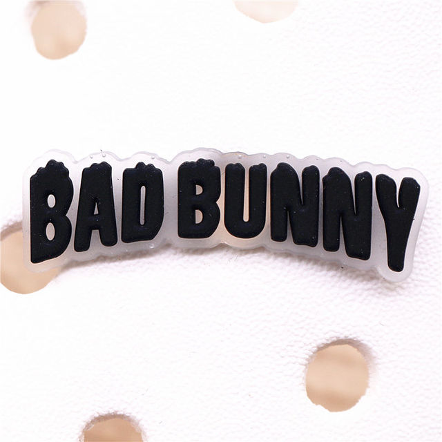 Novelty Luminous Shoe Charms Accessories Bad Bunny Stars Dice Planet Shoe Buckle Decoration for Croc Jibz 9.jpg 640x640 9 - Bad Bunny Store