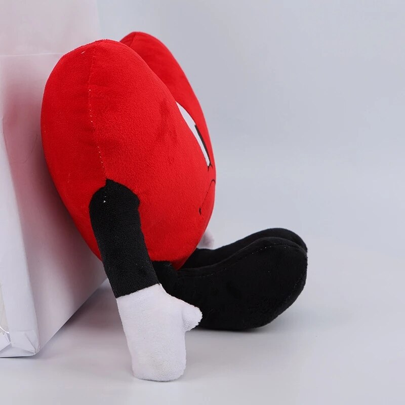 Un Verano Sin Ti Bad Bunny Plush Toy Un Verano SinTi Bad Bunny Heart Plushie Red 3 - Bad Bunny Store